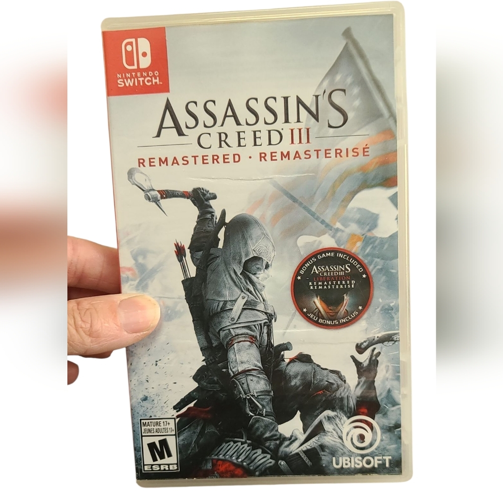 Assassin's Creed III Remastered for Nintendo Switch With Case